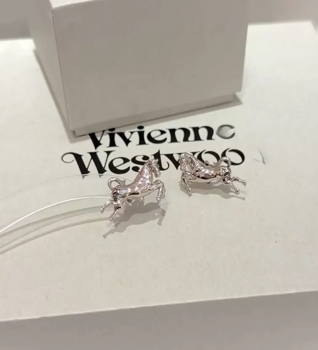 Vivienne Westwood Vivien Westwood Gold Horse Stud Earrings